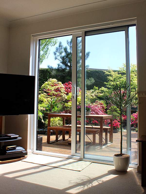 Aluminum doors